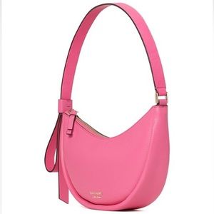 Kate Spade Watermelon Pink SMALL Smile Shoulder Bag Purse NWT
